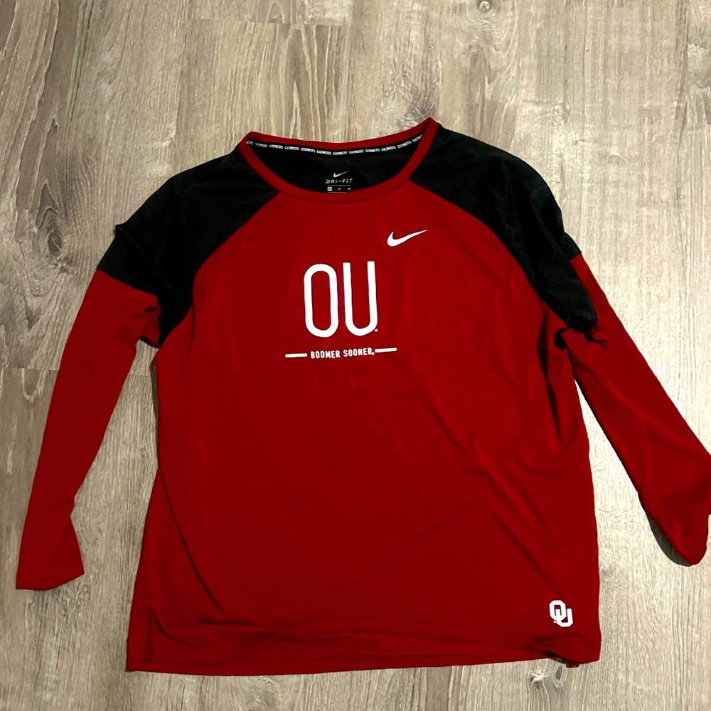 Nike Dri Fit Oklahoma Sooners Shirt XL